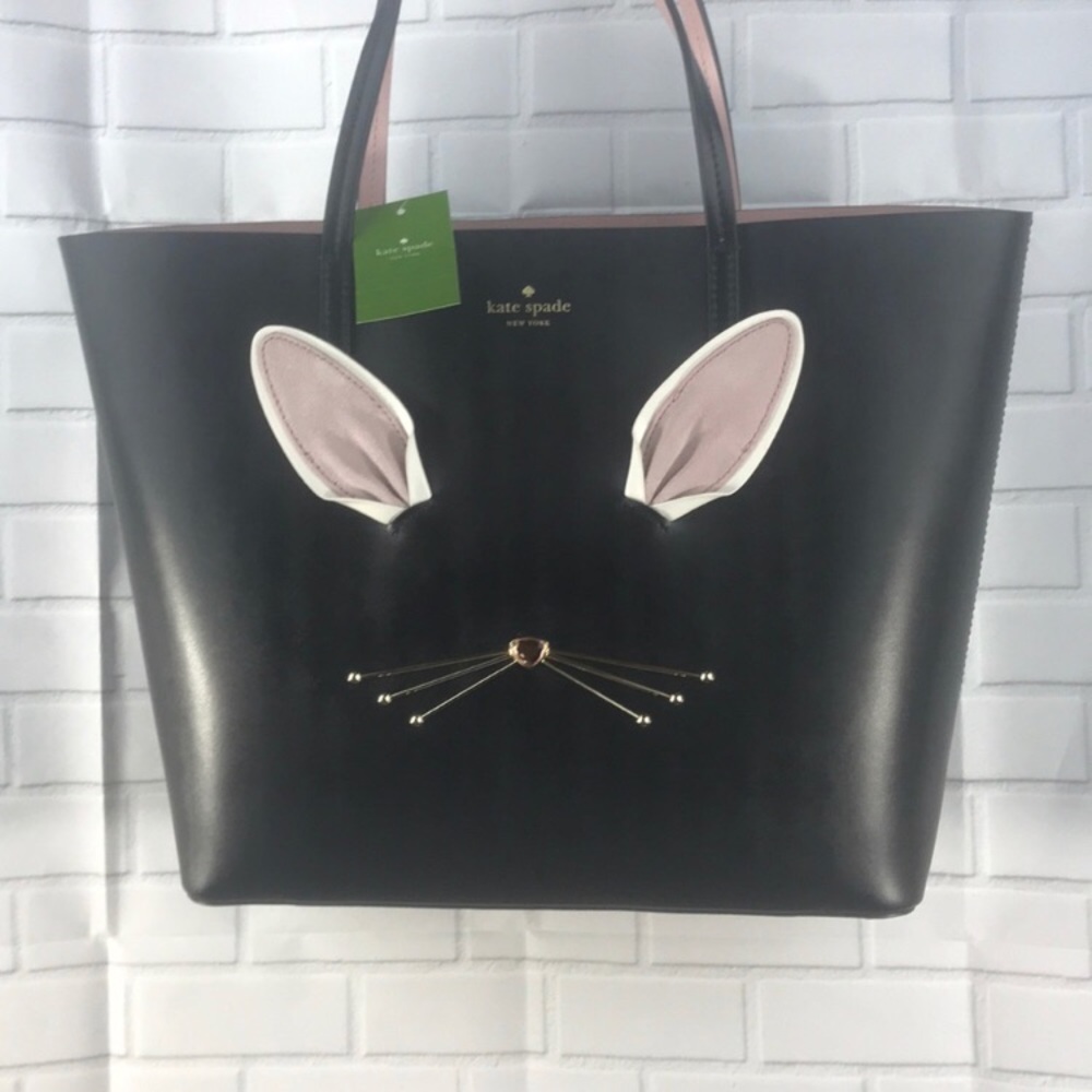 NWT KATE SPADE RABBIT LITTLE LEN HOP TO IT TOTE - Picture 3 of 8